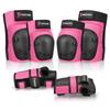 Forzueby Adult/Kids Knee Pads Elbow Pads Wrist Guards 6 in 1 Protective Gear Set for Inline Roller Skating Skateboarding Scooter BMX etc. view 1