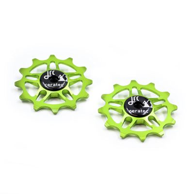 12T Pulley Wheel for SRAM Rival/Force/Red AXS - Acid Green