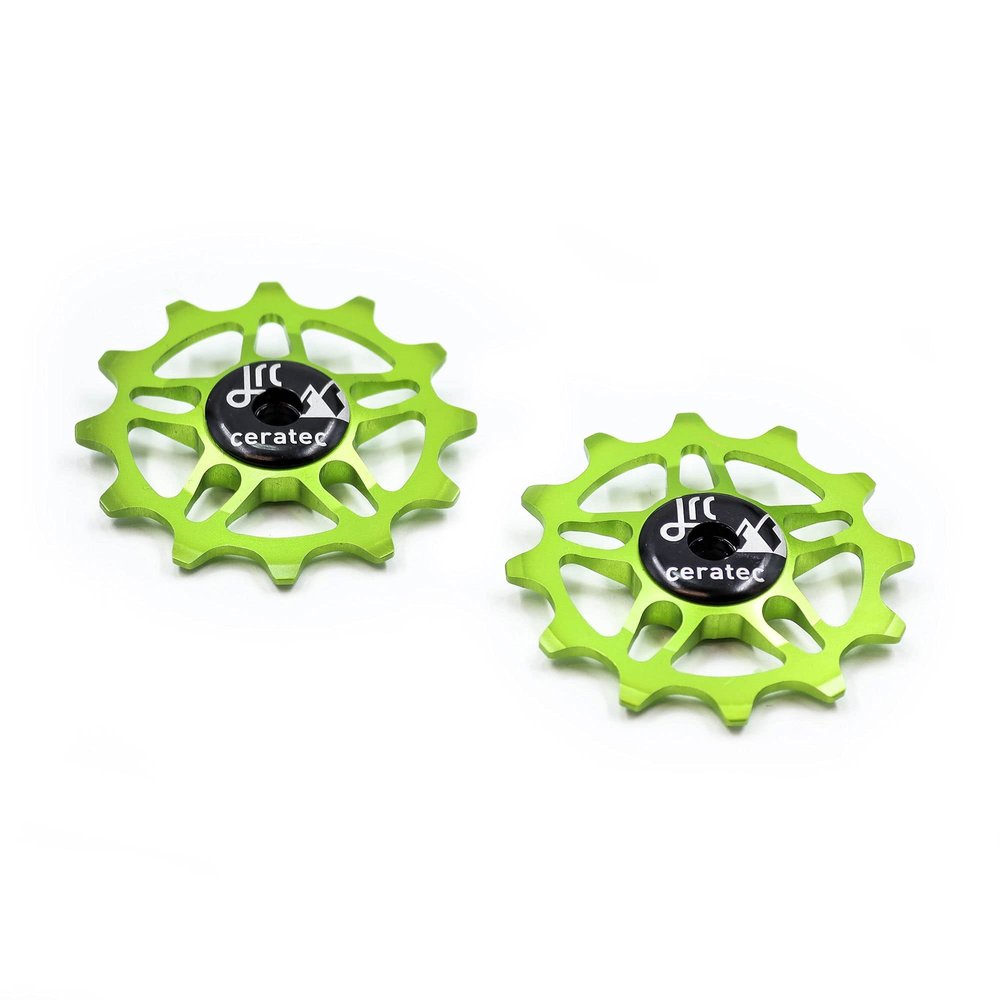 12T Pulley Wheel for SRAM Rival/Force/Red AXS - Acid Green
