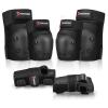 Forzueby Adult/Kids Knee Pads Elbow Pads Wrist Guards 6 in 1 Protective Gear Set for Inline Roller Skating Skateboarding Scooter BMX etc. view 1