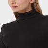 32 Degrees Womens Ultra Soft Thermal Midweight Baselayer Turtleneck Long Sleeve Top, Black, Small view 3