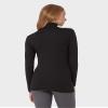 32 Degrees Womens Ultra Soft Thermal Midweight Baselayer Turtleneck Long Sleeve Top, Black, Small view 4