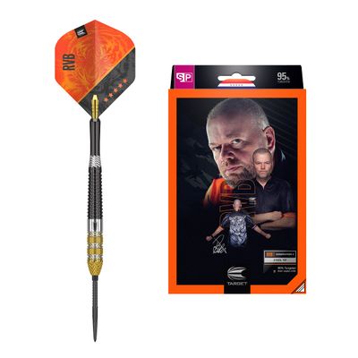 Target Darts Raymond van Barneveld RVB 95 Gen 4 23G 95% Tungsten Swiss Point Steel Tip Darts Set