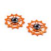 12T Pulley Wheel for SRAM Rival/Force/Red AXS - Orange view 1