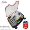 Wild Water Fly Fishing Mini Mega Freshwater/Saltwater Assortment, 30 Flies with Wild Water's Small Fly Suitcase view 3