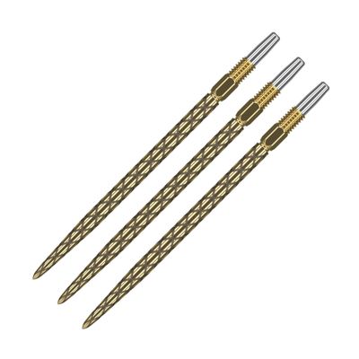 Target Darts Swiss Points, Diamond Pro Swiss Point Dart Tips (3 Pack Set of Tips) 35MM, Gold | Change Dart Points, Professional Darts Accessories