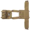 Redemption Crusader 2.0 Quick Disconnect Laser Cut Molle Airsoft Vest with Adjustable Size Sides (Coyote Brown) view 2