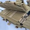 Redemption Crusader 2.0 Quick Disconnect Laser Cut Molle Airsoft Vest with Adjustable Size Sides (Coyote Brown) view 3