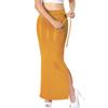 dermawear Women's Blended Fabric Saree Shapewear (ss-406-medium-mustard_mustard) view 2
