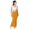 dermawear Women's Blended Fabric Saree Shapewear (ss-406-medium-mustard_mustard) view 3