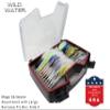 Wild Water Fly Fishing Mega Freshwater/Saltwater Assortment, 60 Flies with Wild Water's Large Fly Suitcase view 3