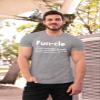Funcle T-Shirt for Men - Funny Birthday Gifts Uncle Definition Father's Day Sport Grey view 4