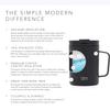 Simple Modern Officially Licensed NHL Coffee Mug Insulated Stainless Steel Travel Thermos, 12oz, Midnight Black view 2