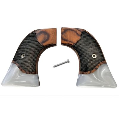 Compatible Replacement for Ruger Wrangler Plus New Diamondback Grips Rosewood Pearl Gentleman Model