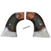 Compatible Replacement for Ruger Wrangler Plus New Diamondback Grips Rosewood Pearl Gentleman Model view 1