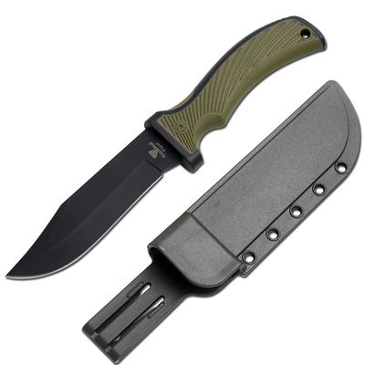 Snake Eye Tactical 10" Heavy Duty Military Marine, Army Fixed Blade Hunting Knife W/Molded Sheath.. (5238-1)