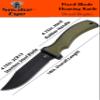 Snake Eye Tactical 10" Heavy Duty Military Marine, Army Fixed Blade Hunting Knife W/Molded Sheath.. (5238-1) view 2