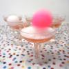 Merz67 Pong-Secco Ping-Pong Drinking Game 12 Champagne Glasses, 2 Balls and Drawstring Backpack, Pink view 3