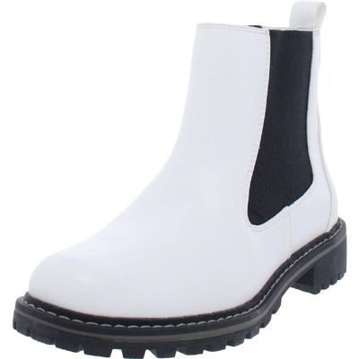 Corkys Footwear Womens To Be Honest Faux Leather Ankle Bootie (11, White)