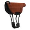 CHALLENGER Horse Neoprene Anti-Slip Suede Leather Bareback Saddle Pad Brown 39LW01BR view 1