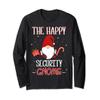 Security Christmas Gnome Costume Matching Family Long Sleeve T-Shirt view 1