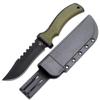 Snake Eye Tactical 10" Heavy Duty Military Marine, Army Fixed Blade Hunting Knife W/Molded Sheath.. (5238-2) view 1
