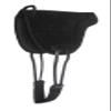 CHALLENGER Horse Neoprene Anti-Slip Suede Leather Bareback Saddle Pad Black 39LW01BK view 1