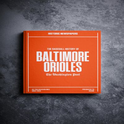 Signature gifts Baltimore Personalized Baseball History Book - Orioles Baseball Fan Gift - A Major League History Told Through Archive Newspaper Coverage (Baltimore Orioles)