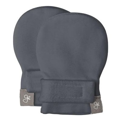 goumikids Viscose Made from Bamboo Cotton Stay-On Preemie Mitts, Midnight Preemie Mitts