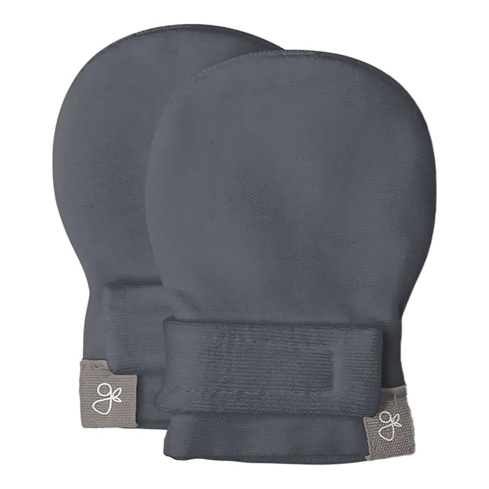 goumikids Viscose Made from Bamboo Cotton Stay-On Preemie Mitts, Midnight Preemie Mitts