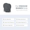 goumikids Viscose Made from Bamboo Cotton Stay-On Preemie Mitts, Midnight Preemie Mitts view 2