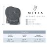 goumikids Viscose Made from Bamboo Cotton Stay-On Preemie Mitts, Midnight Preemie Mitts view 3