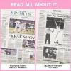 Signature gifts San Francisco Personalized Baseball History Book - SF Giants Sports Fan Gift - A Major League History Told Through Archive Newspaper Coverage (San Francisco Giants) view 4