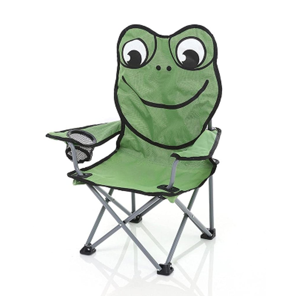 Beach Chair Cute Camping Chair Compact Folding Chair with Mesh Cup Holder,Safety Lock,600D Thicken Fabric (Color : A)