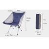 BBZY Premium Camping Chair Ultra-Light Folding Chair, 600D Oxford Cloth, with Storage Bag Outdoor Camping, Hiking, Picnic (Color : D) view 2