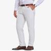 YND Men's Business Suit Pants Slim Fit Flex Flat Front Pant, White, Large view 2
