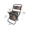 BBZY Camping Chair Compact Fishing Stool,Portable Folding Chair,Suitable for Camping, Lawn,Fishing,Beach,Tourism,Courtyard view 2