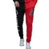 SCREENSHOT-P1113 Mens Streetwear Premium Classic Fit Urban Fleece Pants - Black Bear Animation Signature Fashion Sweatpants-Black/Red-3XLarge view 2
