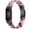 Fit for Fitbit Luxe/Fitbit Luxe Special Edition Bands Women Men, Fashion Durable Resin Replacement Watch Bands Bracelet Wristbands Straps for Fitbit Luxe Fitness and Wellness Tracker (Pink-1) view 1