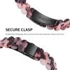 Fit for Fitbit Luxe/Fitbit Luxe Special Edition Bands Women Men, Fashion Durable Resin Replacement Watch Bands Bracelet Wristbands Straps for Fitbit Luxe Fitness and Wellness Tracker (Pink-1) view 3