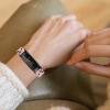 Fit for Fitbit Luxe/Fitbit Luxe Special Edition Bands Women Men, Fashion Durable Resin Replacement Watch Bands Bracelet Wristbands Straps for Fitbit Luxe Fitness and Wellness Tracker (Pink-1) view 4