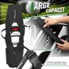 DAREKUKU Golf Travel Bags for Airlines with Adjustable Support Rod and Detachable Shoulder Straps, Hard case Top Soft Foldable Golf Club Travel Covers (Handle, Black) view 2