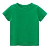 EISHOW Little Boy Girl T-Shirt, Baby Casual Crew Neck Cotton Top Short Sleeve Solid Tee Shirt Basic DIY Tees Plain Shirt (Green,2-3T,2 Years,3 Years) view 1