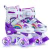 SHDSL Girls Roller Skates for Kids Beginners, Adjustable Roller Skates with All Light Up Wheels, Roller Skate for Girls Shine Fun Illuminating Roller Skate for Boys Beginners patines para nias view 1