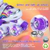 SHDSL Girls Roller Skates for Kids Beginners, Adjustable Roller Skates with All Light Up Wheels, Roller Skate for Girls Shine Fun Illuminating Roller Skate for Boys Beginners patines para nias view 4