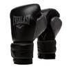 Everlast Powerlock 2 Boxing Gloves | Heavy Bag Gloves | SyntheticLeather | Men & Women | Training & Sparring Gloves | Ventilated Design | Multi-Layered Foam Padding | Black/Gray, 16 oz view 1