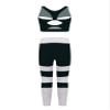 Hansber Kids Girls 2 Piece Gym/Yoga/Dance/Sports Crop Top with Legggings Tracksuit Running Workout Outfits Activewear White 10 view 2