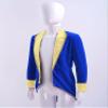 Moily Kids Girls Boys Vintage Steampunk Victorian Swallow Tail Coat Jacket Ringmaster Circus Show Outfits Velvet Royal Blue 14 Years view 3