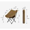 Camping Chair Compact Folding Chair with Storage Bag Heavy Support 264 Pounds Barbecue,Beach,Travel,Picnic Beach Chair view 2