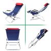 BBZY Camping Chair Folding Recliner Adjustable Folding Chair with Headrest Armrest,Suitable for Courtyard,Beach,Lawn,Living Room (Color : B) view 3